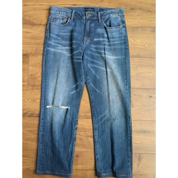 Lucky Brand Other - NWOT Lucky Brand Jeans Mens 221 Straight (Measures 35x28) Medium Wash Jeans Read